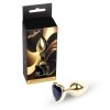 MyLove Toys - Jewellery Gold  Heart PLUG- Black